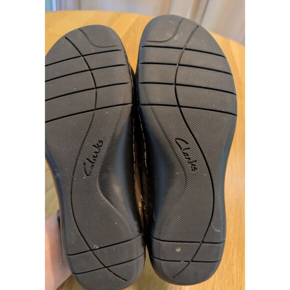 Clarks Women Bendables Sixty Delta Loafers Brown Suede Slip On Flat 7.5M - Picture 8 of 9